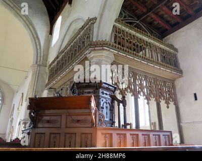 St. Mary's Church Dennington Stockfoto