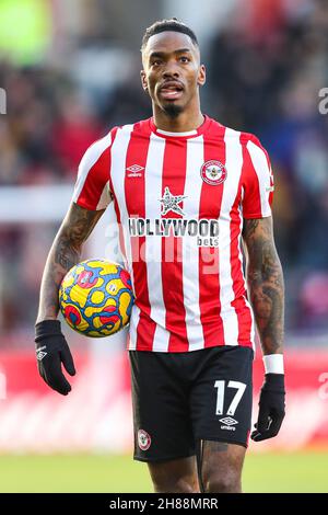 London, Großbritannien. 28th. November 2021. Ivan Toney von Brentford während des Spiels der Premier League im Brentford Community Stadium, London. Bildnachweis sollte lauten: Kieran Cleeves/Sportimage Kredit: Sportimage/Alamy Live News Stockfoto