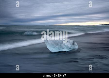 Eis-Strand Stockfoto