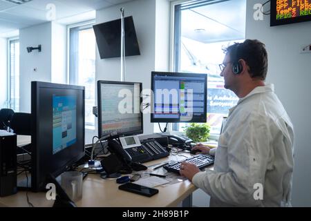 Notfälle, Regulierungsstelle Stockfoto