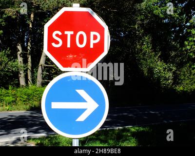 Straßenschild Stockfoto