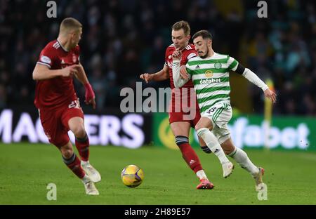 Glasgow, Großbritannien. 28th Nov, 2021. Während des Spiels der Scottish Premier League im Celtic Park, Glasgow. Bildnachweis sollte lauten: Neil Hanna/Sportimage Kredit: Sportimage/Alamy Live Nachrichten Kredit: Sportimage/Alamy Live Nachrichten Stockfoto