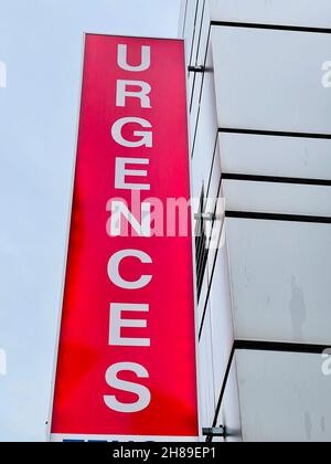 Notfälle im Tenonkrankenhaus Stockfoto