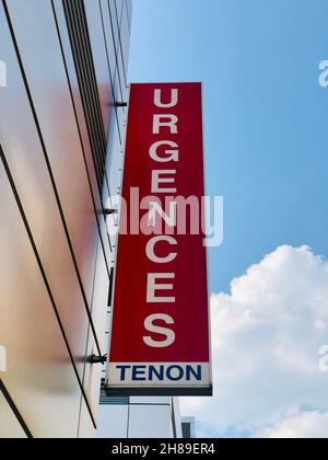 Notfälle tenon Krankenhaus Stockfoto