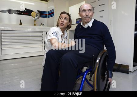 WILLIAMS FRANK (GBR) - WILLIAMS F1 TEAMCHEF - PRÄSIDENT WILLIAMS F1 TEAM - AMBIANCE PORTRAITWILLIAMS CLAIRE - TEAM WILLIAMS - STELLVERTRETENDER TEAMCHEF - AMBIANCE PORTRAIT während der Formel 1 Weltmeisterschaft 2014, Grand Prix von Österreich vom 19. Bis 21st 2014. Juni im Red Bull Ring, Spielberg, Österreich. Foto Eric Vargiolu / DPPI - Foto: Eric Vargiolu/DPPI/LiveMedia Stockfoto