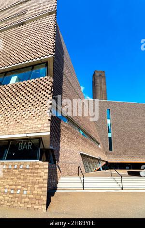 Außenansicht des Tate Modern Blavatnik Building, Bankside, London, Großbritannien Stockfoto