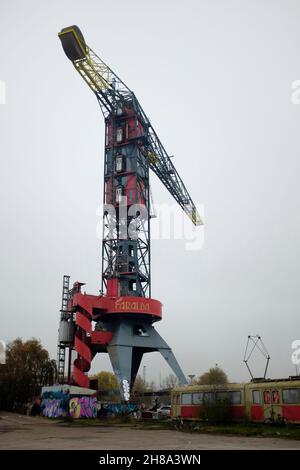 Crane Hotel Faralda, Amsterdam, Niederlande. Stockfoto