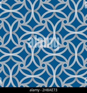 Eleganter nahtloser Hintergrund im arabischen Stil. Vektor kachelbares Muster für Ihr Design. Stock Vektor