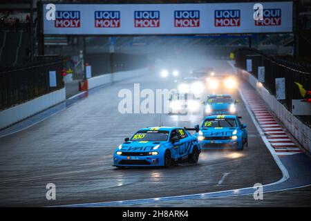 100 Muller Yvan (Fra), Cyan Racing Lynk & Co, Lync & Co 03 TCR, Aktion während des FIA WTCR-Rennens 2021 in Russland, 8th Runde des FIA World Touring Car Cup 2021, auf dem Sotschi Autodrom, vom 27. Bis 28. November 2021 in Sotschi, Russland – Foto Evgeniy Safronov / DPPI – Foto: Xavi Bonilla/DPPI/LiveMedia Stockfoto