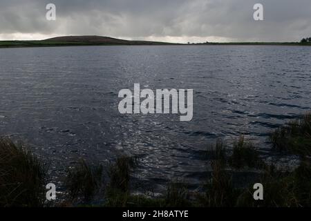 Dozmary Pool auf Bodmin Moor, Cornwall, England Stockfoto