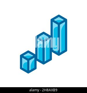 Tortendiagramm Symbol Vektor-Illustration isoliert auf weißem Hintergrund Stock Vektor