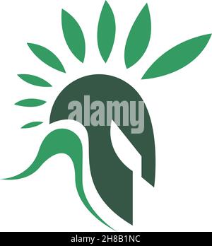 Gladiator, Spartan Icon Logo Design Vektor Vorlage Stock Vektor