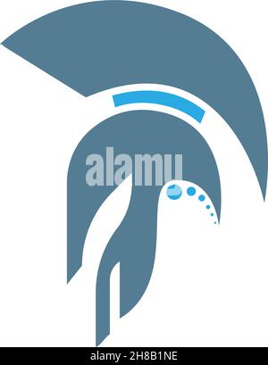 Gladiator, Spartan Icon Logo Design Vektor Vorlage Stock Vektor