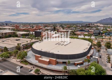 ICA Indoor Sports Center, Teil des Campus der University of Arizona. Stockfoto