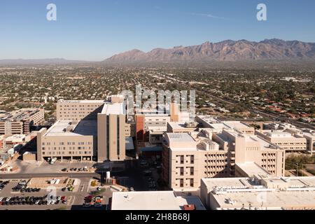 Banner University Medical Center in Tucson, Arizona, Luftaufnahme Stockfoto