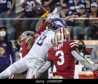 Minnesota Vikings wide receiver Justin Jefferson wears a shirt honoring  injured Buffalo Bills player Damar Hamlin before an NFL football game  against the Chicago Bears, Sunday, Jan. 8, 2023, in Chicago. (AP