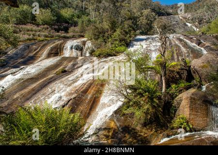 Lower Eurobin Falls, Mt Buffalo, Victoria, Australien Stockfoto