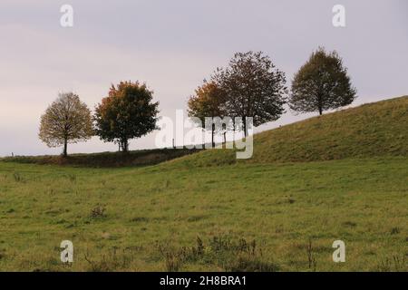 Impressionen von dem Naturdenkmal 'Kuhstall' in der Sächsischen Schweiz Stockfoto