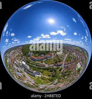 Gunzenhausen am Altmühlsee ist ein staatlich anerkannter Ferienort im westlichen Mittelfranken. Stockfoto