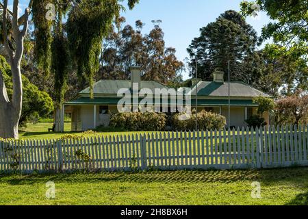 Hausmeisterhütte, Yan Yean Reservoir, Yan Yean, Victoria, Australien Stockfoto