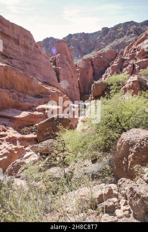 Wunderschöne Berglandschaft im Norden Argentiniens Stockfoto