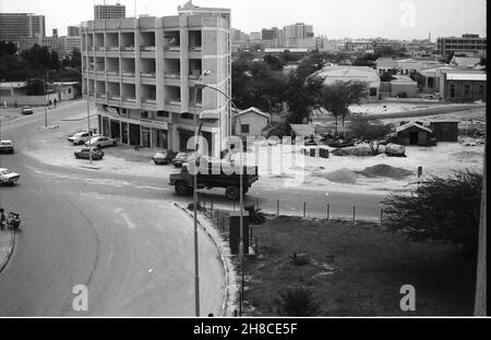 Dubai - vom Claridge Hotel, 24th. März 1976 Stockfoto