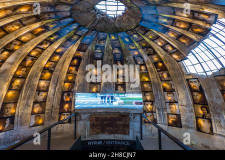 Bunk'Art 2, Geschichtsmuseum, Sheshi Skenderbej, Tirana, Albanien Stockfoto