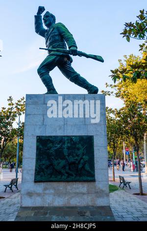 Ushtari i Panjohur, Unbekannter Soldat, Sheshi Sulejman Pasha, Tirana, Albanien Stockfoto