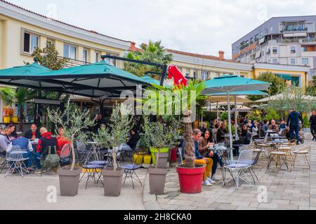 Sheshi Avni Rustemi, Tirana, Albanien Stockfoto