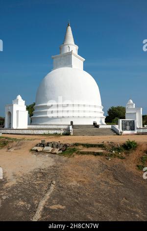 Sri Lanka, die Provinz d'Ampara, die Provinz Ampara, der Tempel bouddhiste, Buddhistischer Tempel, Buddhismus-Tempel, Muhudu Maha Viharaya Stockfoto