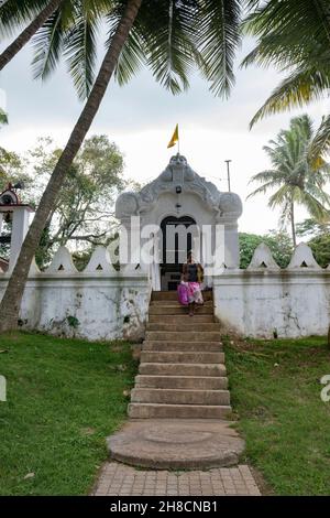 Sri Lanka, die Provinz Uva, die Provinz Uva, Badulla, ville, Staadt, Temple bouddhiste, buddhistischer Tempel, Buddhismus-Tempel Stockfoto