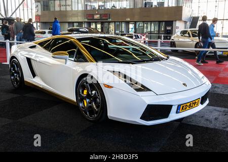 2006 Lamborghini Gallardo 140 Sportwagen auf dem Amsterdamer Automobilsalon vorgestellt. 5. April 2019. Stockfoto