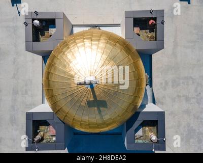 Fantastische Aussicht auf das Pantheon der Helden der Nationalen Wiedergeburt in der Stadt Ruse, Bulgarien Stockfoto