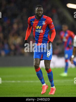 27. November - Crystal Palace gegen Aston Villa - Premier League - Selhurst Park Cheikhou Kouyate im Crystal Palace während des Spiels im Selhurst Park Bildnachweis: © Mark Pain / Alamy Live News Stockfoto