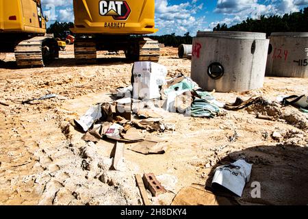 Augusta, GA USA - 07 01 21: Baustelle Stockfoto