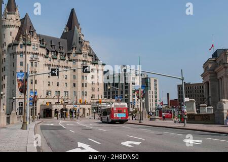 Fairmont château laurier Elegantes und elegantes Hotel im Herzen von Ottawa Stockfoto