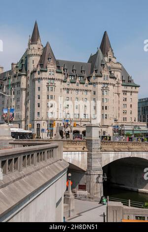 Fairmont château laurier Elegantes und elegantes Hotel im Herzen von Ottawa Stockfoto