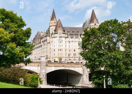 Fairmont château laurier Elegantes und elegantes Hotel im Herzen von Ottawa Stockfoto