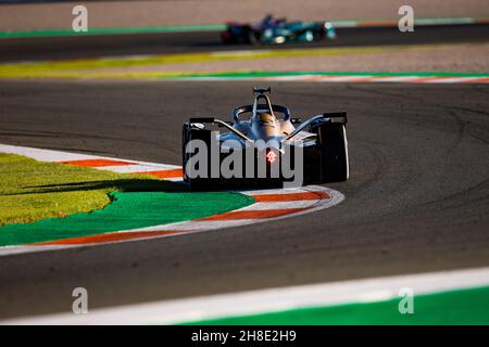 Während des Vorsaison-Tests der FIA Formel-E-Weltmeisterschaft 2021-22 auf dem Circuit Ricardo Tormo vom 28. November bis 2. Dezember 2021 in Valencia, Spanien - Foto: Joao Filipe/DPPI/LiveMedia Stockfoto