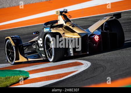 25 Vergne Jean-Eric (Fra), DS Techeetah, DS E-Tense FE21, Aktion während des Vorsaison-Tests der FIA Formel-E-Weltmeisterschaft 2021-22, auf dem Circuit Ricardo Tormo vom 28. November bis 2. Dezember 2021 in Valencia, Spanien - Foto: Germain Hazard/DPPI/LiveMedia Stockfoto