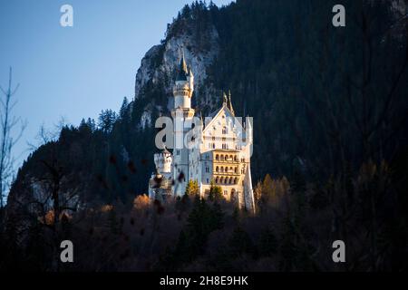 Schloss neuschwanstein in bayern deutschland Stockfoto
