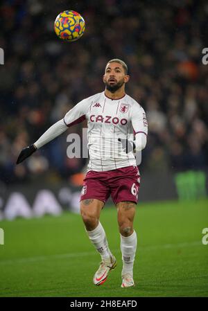 27. November - Crystal Palace gegen Aston Villa - Premier League - Selhurst Park Douglas Luiz von Aston Villa während des Spiels im Selhurst Park Bildnachweis : © Mark Pain / Alamy Live News Stockfoto