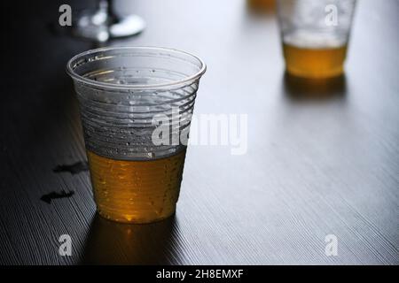 Kaltes Bier und Samba de Roda, das ist Brasilien Stockfoto