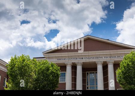 AUBURN ALABAMA, USA - 18. JUNI 2020 - Shelby Center for Engineering Technology auf dem Campus der Auburn University Stockfoto