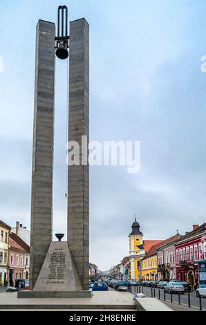 CLUJ-NAPOCA, RUMÄNIEN - 14. NOVEMBER 2013: Stadtlandschaft, Architektur in der Stadt Cluj-Napoca, Siebenbürgen, Rumänien Stockfoto