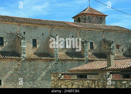 Kirche von Sant Miquel de Albiol Baix Camp Region Provinz Tarragona, Katalonien, Spanien Stockfoto