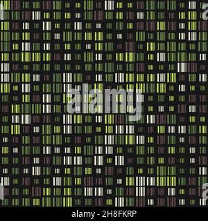 Abstrakte geometrische generative Illustrationen Stock Vektor