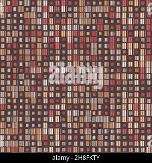 Abstrakte geometrische generative Illustrationen Stock Vektor