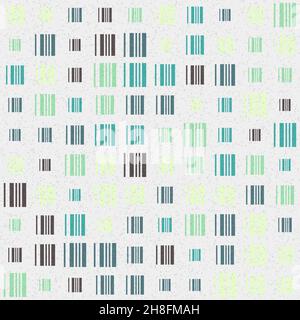 Abstrakte geometrische generative Illustrationen Stock Vektor