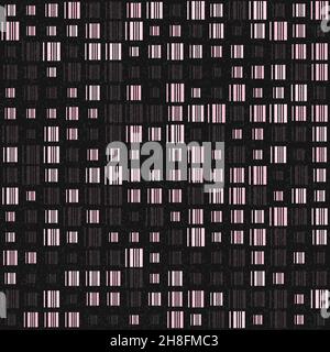 Abstrakte geometrische generative Illustrationen Stock Vektor